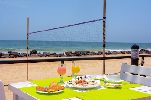 Breakfast with Beach Volleyball Image